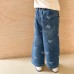 AiweiStyle Kids’ Printed Bow Jeans Pants – Cute, Stretchy, and Comfortable Denim for Girls